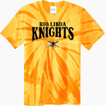 RIO LINDA HIGH SCHOOL KNIGHTS <span class="pdp-name-mascot">RIO LINDA KNIGHTS</span> Port & Company Men's Tie-Dye T-Shirt Front Thumbnail