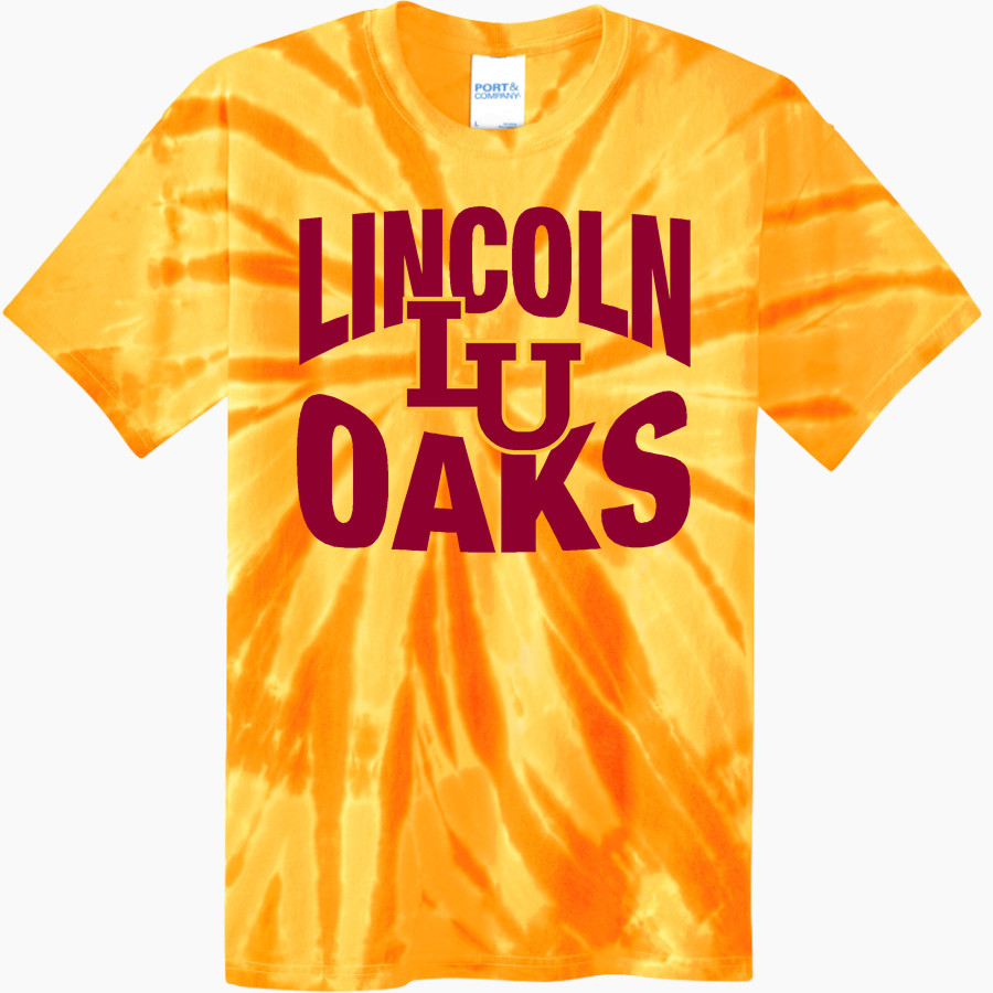 Lincoln Oaks <span class="pdp-name-mascot">Lincoln University Oaks</span> Port & Company Men's Tie-Dye T-Shirt