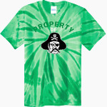 VERNDALE HIGH SCHOOL PIRATES <span class="pdp-name-mascot">VERNDALE PIRATES</span> Port & Company Men's Tie-Dye T-Shirt Front Thumbnail