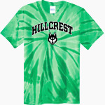 HILLCREST HIGH SCHOOL HUSKIES <span class="pdp-name-mascot">HILLCREST HUSKIES</span> Port & Company Men's Tie-Dye T-Shirt Front Thumbnail
