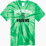 WEST MONONA HIGH SCHOOL SPARTANS <span class="pdp-name-mascot">WEST MONONA SPARTANS</span> Port & Company Men's Tie-Dye T-Shirt Front Thumbnail