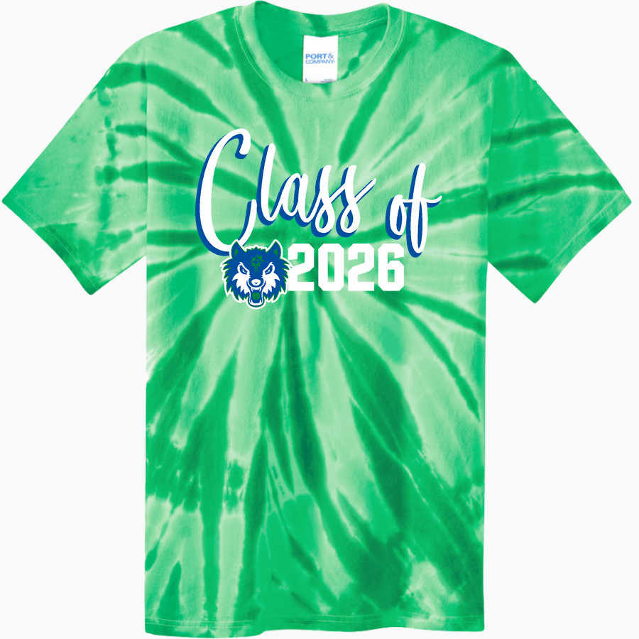 PCRHS Wolves Official Sideline Store <span class="pdp-name-mascot">PROVIDENCE CRISTO REY WOLVES</span> Port & Company Men's Tie-Dye T-Shirt
