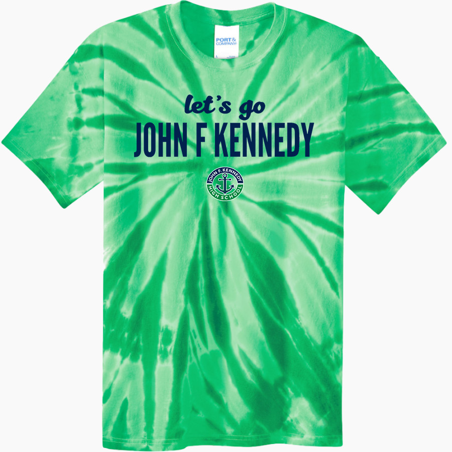 JOHN F KENNEDY HIGH SCHOOL COMMANDERS <span class="pdp-name-mascot">JOHN F KENNEDY COMMANDERS</span> Port & Company Men's Tie-Dye T-Shirt