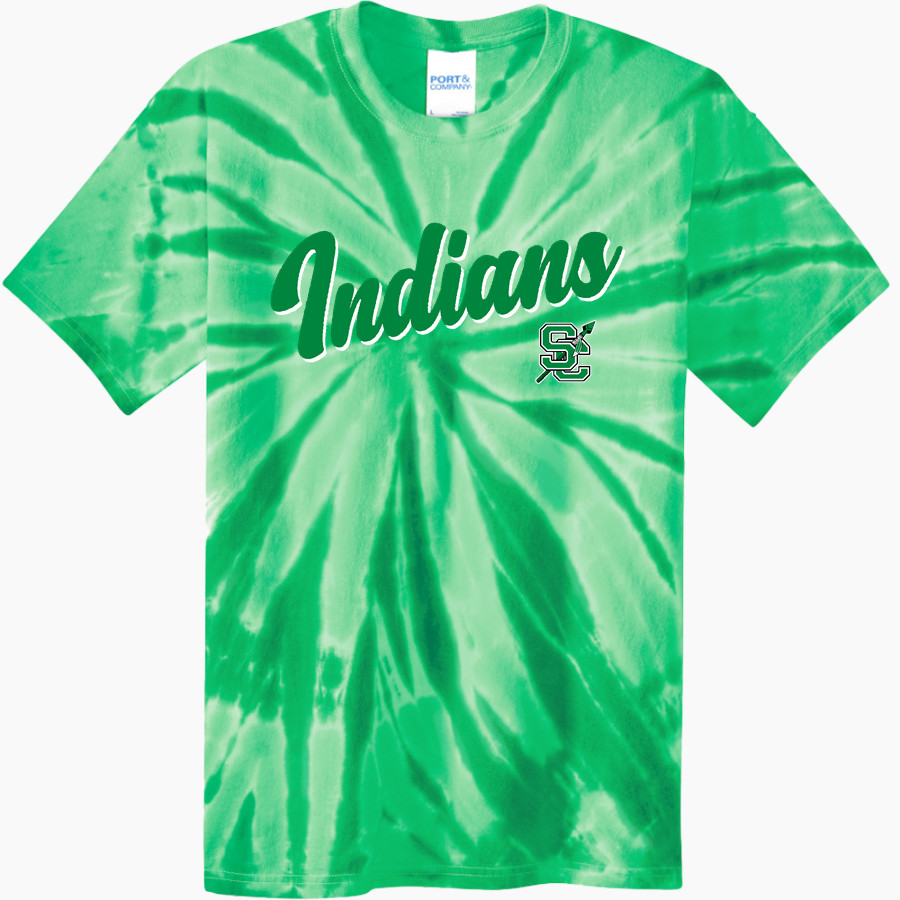 SEMINOLE COUNTY HIGH SCHOOL INDIANS <span class="pdp-name-mascot">SEMINOLE COUNTY INDIANS</span> Port & Company Men's Tie-Dye T-Shirt