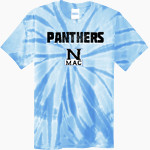 NORTH MAC HIGH SCHOOL PANTHERS <span class="pdp-name-mascot">NORTH MAC PANTHERS</span> Port & Company Men's Tie-Dye T-Shirt Front Thumbnail