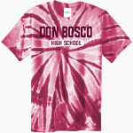 DON BOSCO HIGH SCHOOL IRONMEN <span class="pdp-name-mascot">DON BOSCO IRONMEN</span> Port & Company Men's Tie-Dye T-Shirt Front Thumbnail