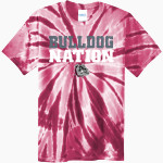 EDMOND MEMORIAL HIGH SCHOOL BULLDOGS <span class="pdp-name-mascot">EDMOND MEMORIAL BULLDOGS</span> Port & Company Men's Tie-Dye T-Shirt Front Thumbnail