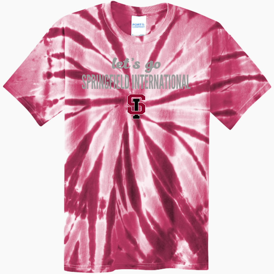 Springfield International Charter School <span class="pdp-name-mascot">SABIS INT'L BULLDOGS</span> Port & Company Men's Tie-Dye T-Shirt