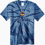 NORTHWEST HIGH SCHOOL HUSKIES <span class="pdp-name-mascot">NORTHWEST HUSKIES</span> Port & Company Men's Tie-Dye T-Shirt Front Thumbnail