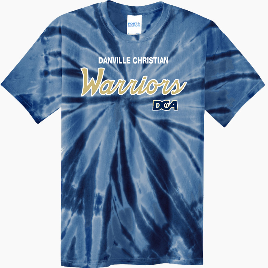 DANVILLE CHRISTIAN ACADEMY WARRIORS <span class="pdp-name-mascot">DANVILLE CHRISTIAN WARRIORS</span> Port & Company Men's Tie-Dye T-Shirt