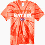 OXFORD PREPARATORY GRIFFINS <span class="pdp-name-mascot">OXFORD PREPRATORY ACADEMY GRIFFINS</span> Port & Company Men's Tie-Dye T-Shirt Front Thumbnail