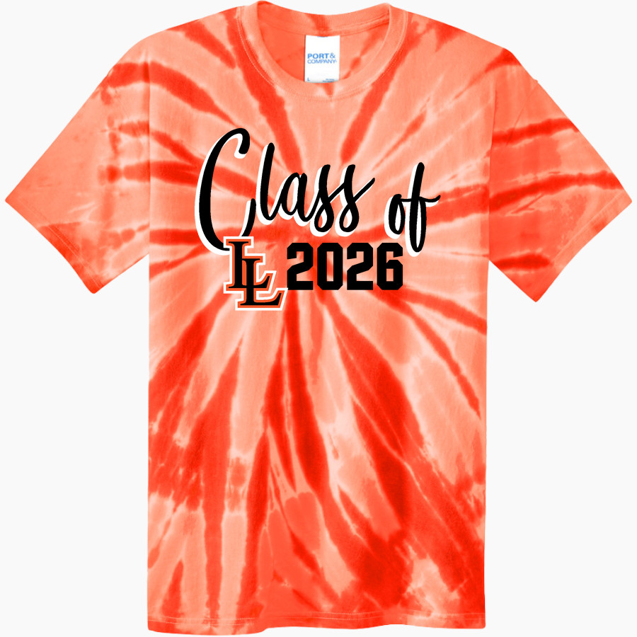 LINDSAY SCHOOL DISTRICT 9 LEOPARDS <span class="pdp-name-mascot">LINDSAY LEOPARDS</span> Port & Company Men's Tie-Dye T-Shirt