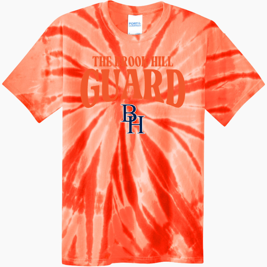 THE BROOK HILL HIGH SCHOOL GUARD <span class="pdp-name-mascot">THE BROOK HILL GUARD /THE</span> Port & Company Men's Tie-Dye T-Shirt