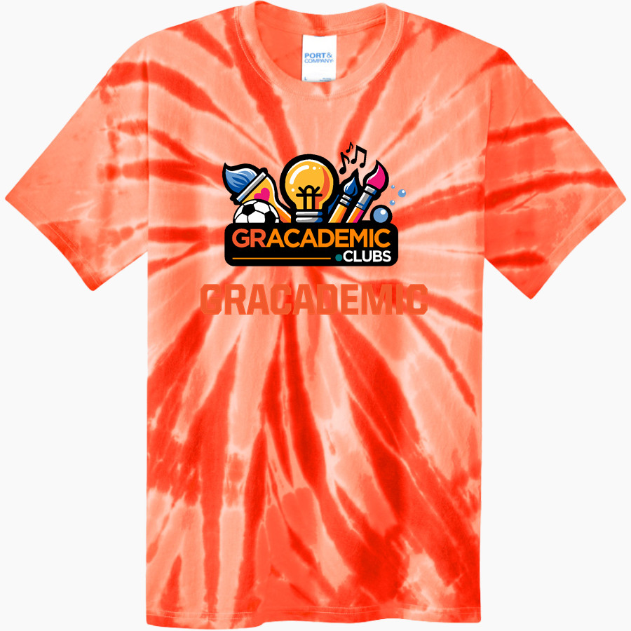 GRacademic GRacademic <span class="pdp-name-mascot">GRAcademic</span> Port & Company Men's Tie-Dye T-Shirt
