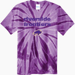 RIVERSIDE HIGH SCHOOL FRONTIERS Port & Company Men's Tie-Dye T-Shirt Front Thumbnail