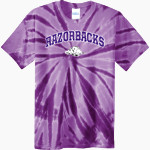 WALHALLA HIGH SCHOOL RAZORBACKS <span class="pdp-name-mascot">WALHALLA RAZORBACKS</span> Port & Company Men's Tie-Dye T-Shirt Front Thumbnail