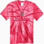 BURGIN HIGH SCHOOL BULLDOGS <span class="pdp-name-mascot">BURGIN HIGH SCHOOL BULLDOGS</span> Port & Company Men's Tie-Dye T-Shirt Front Thumbnail