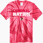 Eleva-Strum Cardinals <span class="pdp-name-mascot">Eleva-Strum Cardinals</span> Port & Company Men's Tie-Dye T-Shirt Front Thumbnail