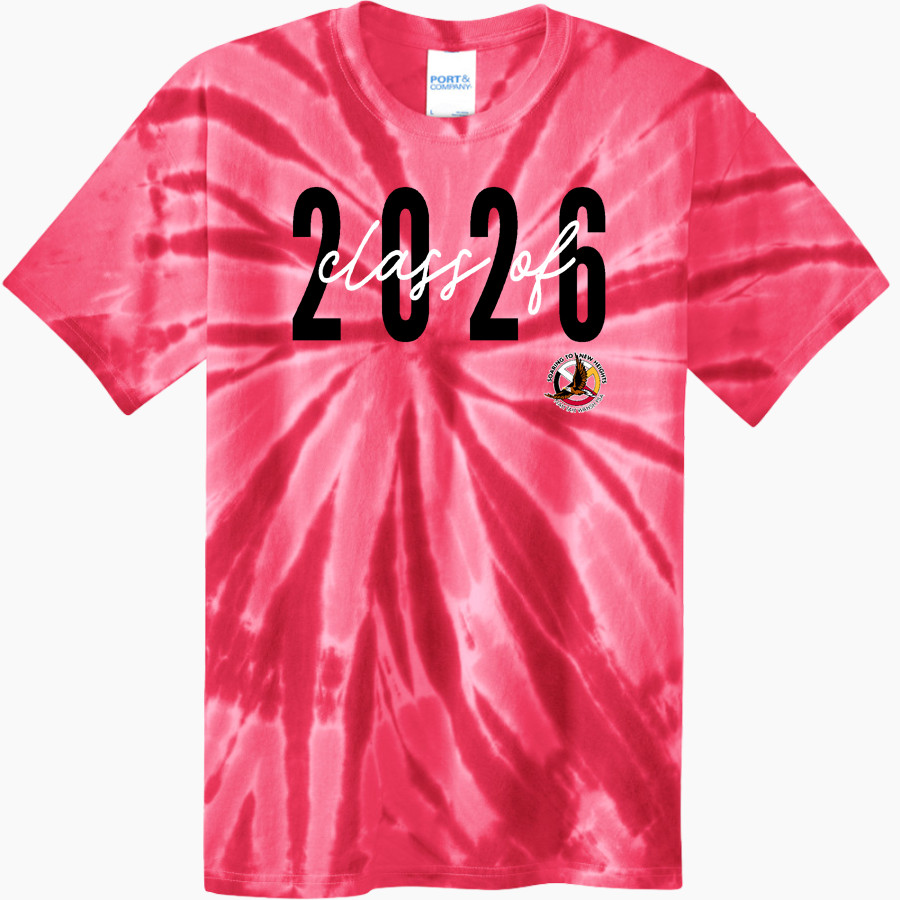 Hannahville Soaring Eagles <span class="pdp-name-mascot">Hannahville Indian School Eagles</span> Port & Company Men's Tie-Dye T-Shirt