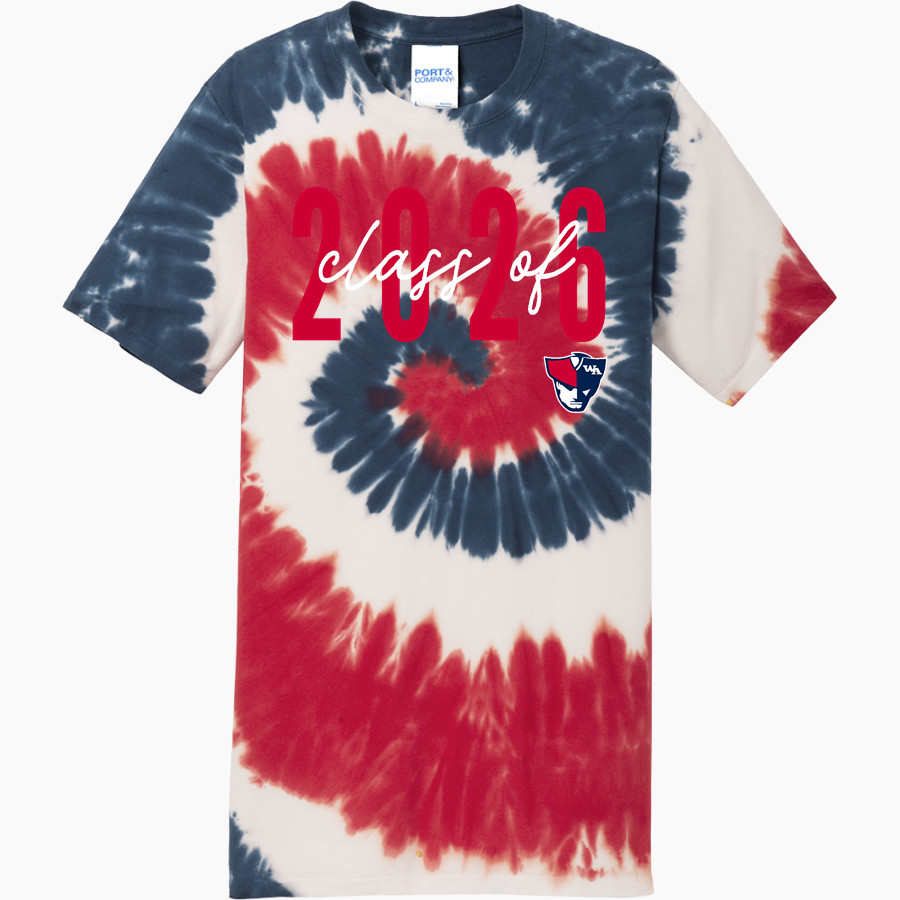 WINSTON ACADEMY PATRIOTS <span class="pdp-name-mascot">WINSTON ACADEMY PATRIOTS</span> Port & Company Men's Tie-Dye T-Shirt