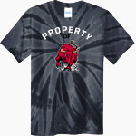 DOVER HIGH SCHOOL LONGHORNS Port & Company Youth Tie-Dye Tee Front Thumbnail