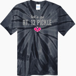 Rt. 12 Pickle Rt. 12 Pickle <span class="pdp-name-mascot">Rt. 12 Pickle</span> Port & Company Youth Tie-Dye Tee Front Thumbnail