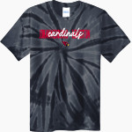 JOHANNESBURG-LEWISTON HIGH SCH CARDINALS <span class="pdp-name-mascot">JOHANNESBURG - LEWISTON CARDINALS</span> Port & Company Youth Tie-Dye Tee Front Thumbnail