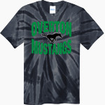 OVERTON HIGH SCHOOL MUSTANGS <span class="pdp-name-mascot">OVERTON MUSTANGS</span> Port & Company Youth Tie-Dye Tee Front Thumbnail