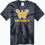 Wentworth Institute of Technology Leopards Port & Company Youth Tie-Dye Tee Front Thumbnail