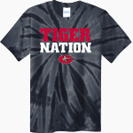 GROOM HIGH SCHOOL TIGERS <span class="pdp-name-mascot">GROOM TIGERS</span> Port & Company Youth Tie-Dye Tee Front Thumbnail