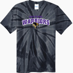 MIAMI HIGH SCHOOL WARRIORS Port & Company Youth Tie-Dye Tee Front Thumbnail
