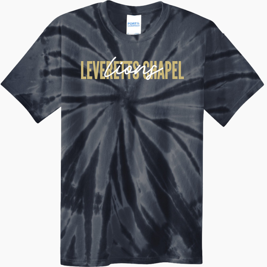 LEVERETTS CHAPEL HIGH SCHOOL LIONS <span class="pdp-name-mascot">LEVERETTS CHAPEL LIONS</span> Port & Company Youth Tie-Dye Tee