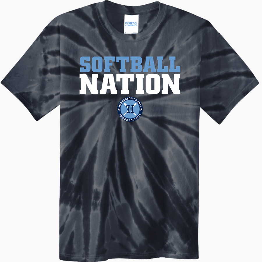 Henderson County Senior Softball Softball <span class="pdp-name-mascot">Henderson County Senior Softball Softball</span> Port & Company Youth Tie-Dye Tee