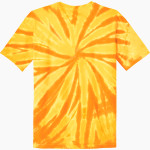 DIME BOX HIGH SCHOOL LONGHORNS Port & Company Youth Tie-Dye Tee Back Thumbnail