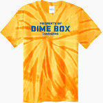 DIME BOX HIGH SCHOOL LONGHORNS <span class="pdp-name-mascot">DIME BOX LONGHORNS</span> Port & Company Youth Tie-Dye Tee Front Thumbnail
