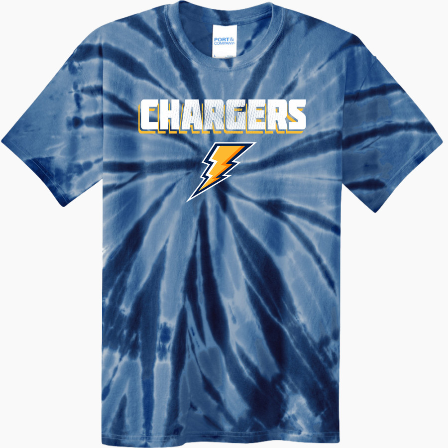 Marian Ancilla Chargers Port & Company Youth Tie-Dye Tee