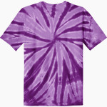Holy Cross Crusaders Port & Company Youth Tie-Dye Tee Back Thumbnail