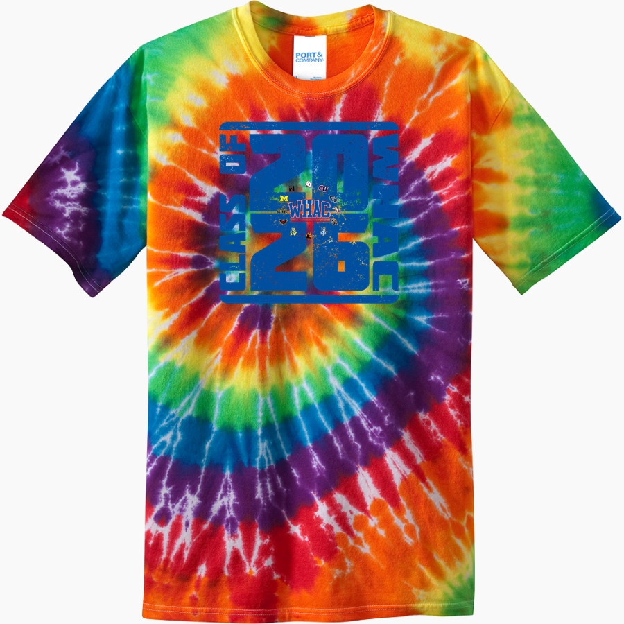 WOLVERINE-HOOSIER ATHLETIC CONFERENCE <span class="pdp-name-mascot">WOLVERINE-HOOSIER ATHLETIC CONFERENCE</span> Port & Company Youth Tie-Dye Tee