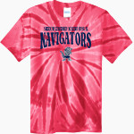 American Leadership Academy Coastal Navigators Port & Company Youth Tie-Dye Tee Front Thumbnail