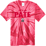 Pate Pandas <span class="pdp-name-mascot">Pate Elementary School Pandas</span> Port & Company Youth Tie-Dye Tee Front Thumbnail