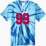 JAY COUNTY HIGH SCHOOL PATRIOTS Port & Company Youth Tie-Dye Tee Front Thumbnail