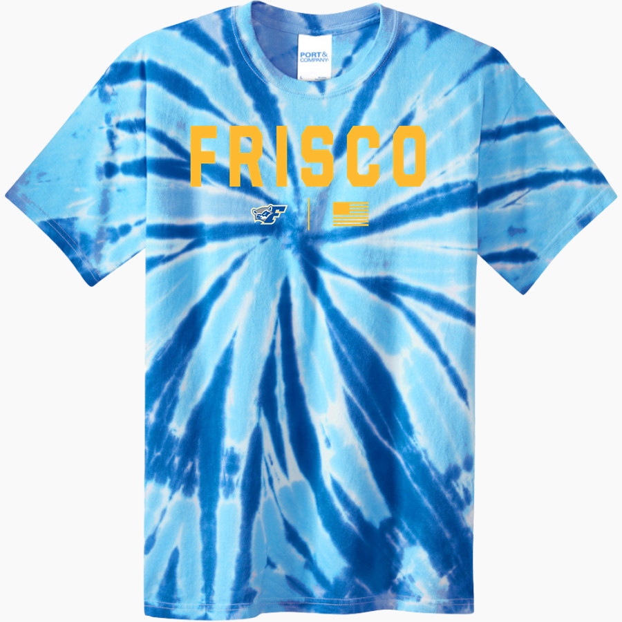 FRISCO HIGH SCHOOL RACCOONS Port & Company Youth Tie-Dye Tee
