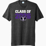 DEERING HIGH SCHOOL RAMS <span class="pdp-name-mascot">DEERING RAMS</span> Port & Company Men's Tri-Blend Short Sleeve T-Shirt Front Thumbnail