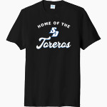 University of San Diego Toreros Port & Company Men's Tri-Blend Short Sleeve T-Shirt Front Thumbnail