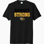 GREENVILLE HIGH SCHOOL HORNETS <span class="pdp-name-mascot">GREENVILLE HORNETS</span> Port & Company Men's Tri-Blend Short Sleeve T-Shirt Front Thumbnail