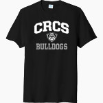 CRCS Bulldogs <span class="pdp-name-mascot">CRHS Bulldogs</span> Port & Company Men's Tri-Blend Short Sleeve T-Shirt Front Thumbnail