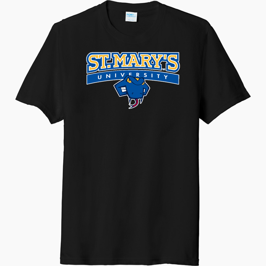 St. Mary's University Online Store <span class="pdp-name-mascot">St. Mary's Rattlers</span> Port & Company Men's Tri-Blend Short Sleeve T-Shirt