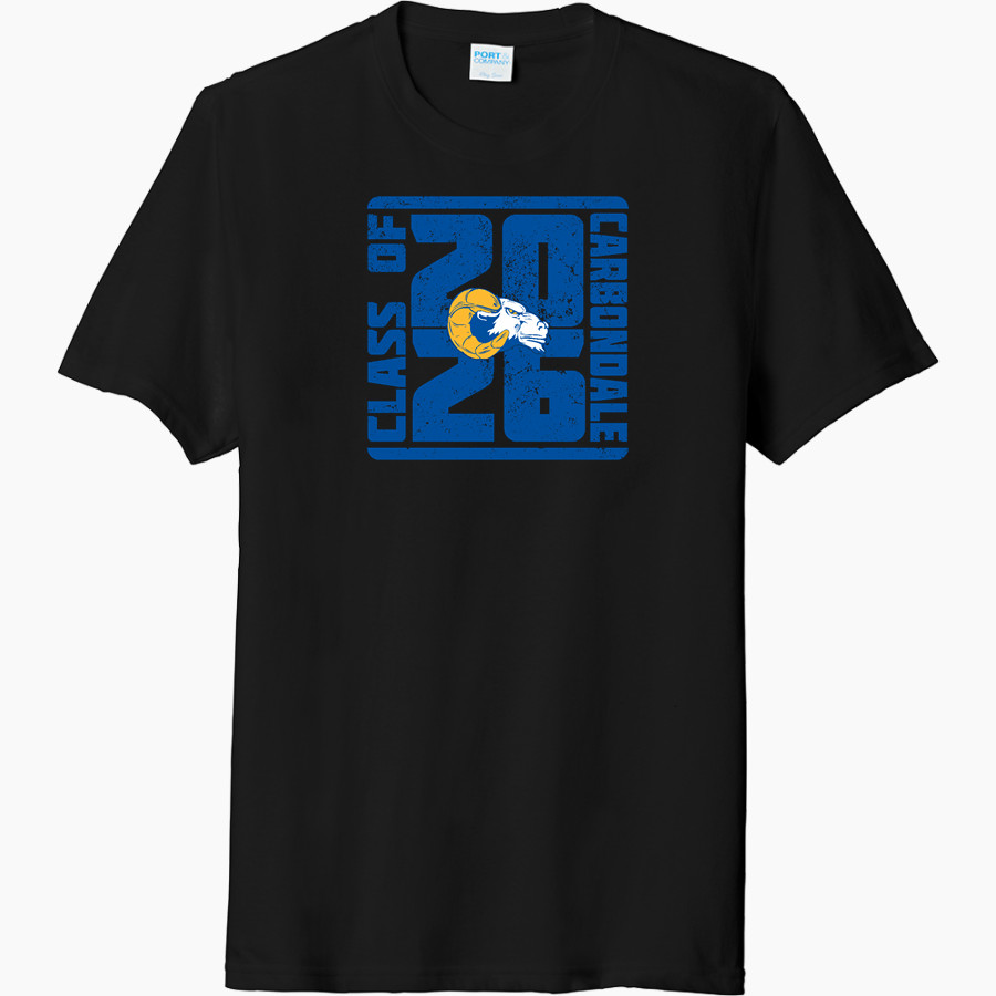 Carbondale Rams <span class="pdp-name-mascot">Carbondale Rams</span> Port & Company Men's Tri-Blend Short Sleeve T-Shirt
