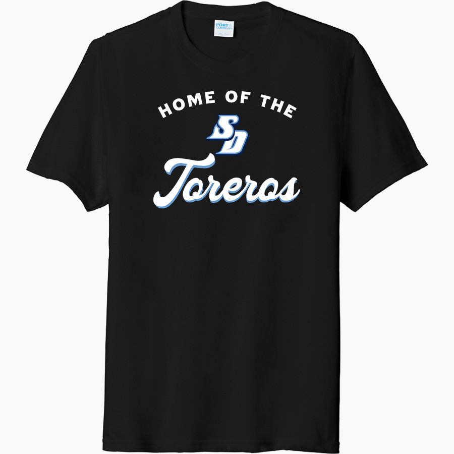 University of San Diego Toreros Port & Company Men's Tri-Blend Short Sleeve T-Shirt
