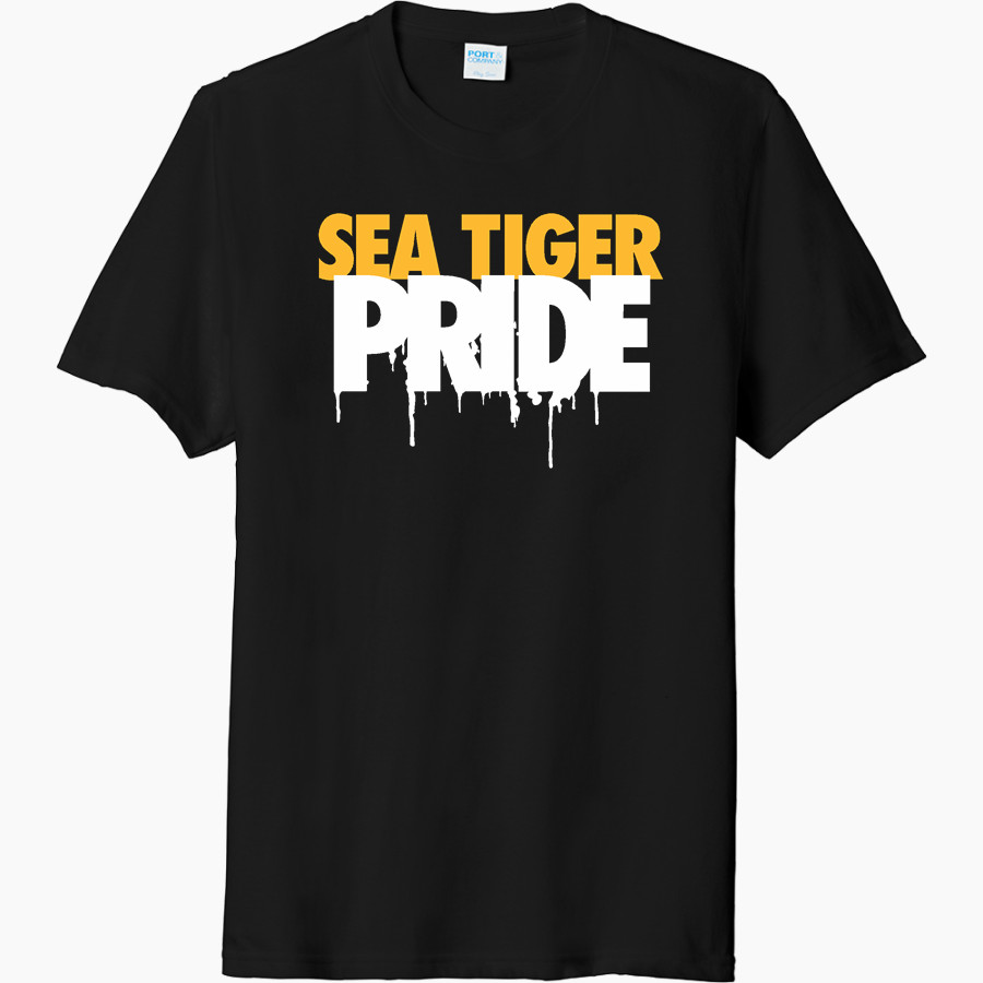 Wilmington Aquatic Club Sea Tigers <span class="pdp-name-mascot">Wilmington Aquatic Club Sea Tigers</span> Port & Company Men's Tri-Blend Short Sleeve T-Shirt